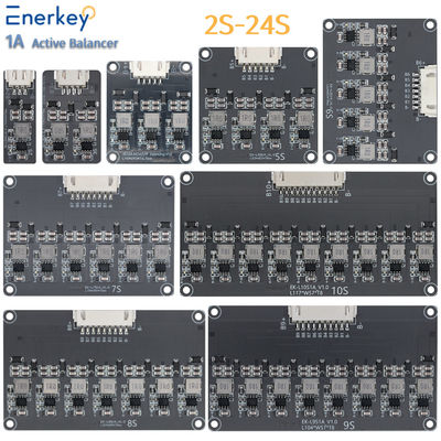 kopen 1A 2S - 24S Actieve Balancer BMS Lithium Lifepo4 Batterij Inductieve BMS Balance Board online vervaardiging