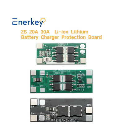 kopen Enerkey 2S 20A 30A Li-ion Lithiumbatterij 18650 Charger PCB BMS Beschermingsbord Voor boormotor online vervaardiging