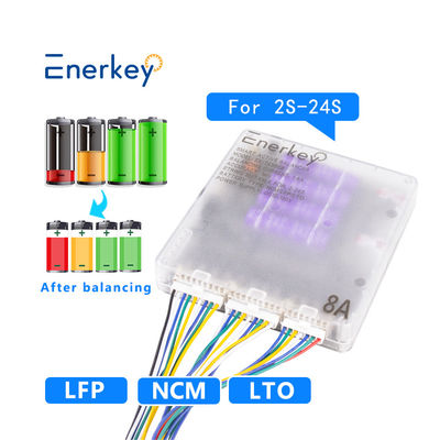 kopen Enerkey BT Mobile App Smart Active Equalizer 8a Lifepo4 Active Cell Balancer voor RV-energieopslag online vervaardiging