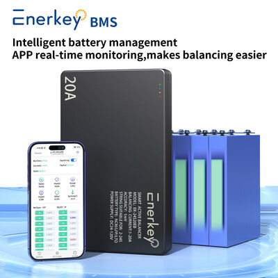 kopen Enerkey Smart Bluetooth BMS Active Balance 20A Battery Management System For 12V 24V 48V Li-ion LiFePO4 LTO Batteries online vervaardiging