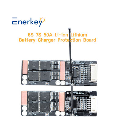 Energieopslag Lithiumbatterij BMS 6S 7S 50A Voor elektrische driewielcellen BMS 24V
