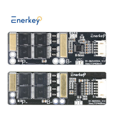 Enerkey 3s 4s 5s 50A BMS Voor 14,4V 14,8V Li-ion/Lithium/Li-polymer 12V 12,8V accu