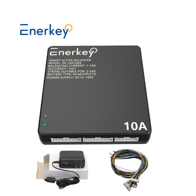 10W Energieverbruik Zwart Smart Active Balancer 8A 4S 8S 16S 17S 24S Smart BMS Voor Power Tool