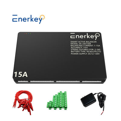 Intelligente capacitieve actieve balancer 2S - 24S 15A energieoverdracht voor Lifepo4 batterij