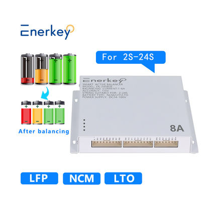 Enerkey 8s 10s 12s 16s 20s 8a Smart Active Balancer Lithiumbatterijcellen balanceringsbord