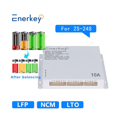 Enerkey EK-24S10EB Smart Active Balancer 10A 24S LCD Loodzuurbatterij Equalizer 24/36/48v/96v