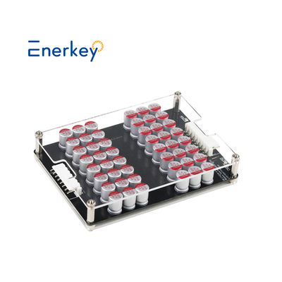 Enerkey 12S 13S 14S 15S 16S 5A accu actief balancer met acrylplaat Li-ion/Lto/Lifepo4 equalizer voor elektrische auto