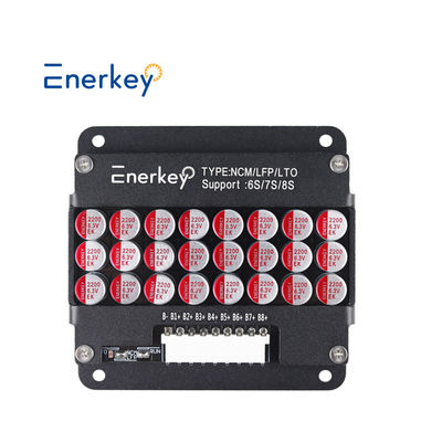 Enerkey 6S-8S 5A Lithium Active Balancer met Aluminium Shell Li-ion/Lto/Lifepo4 Batterij Balancing Board